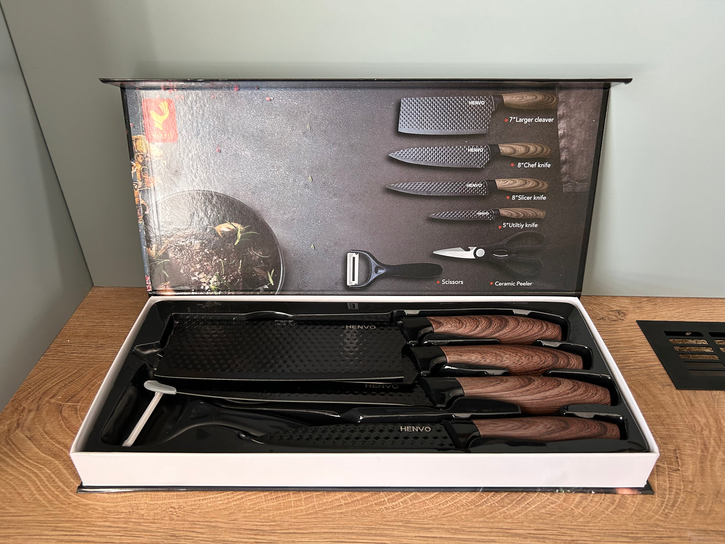 SET 6 Piese Cutite set pentru bucatarie