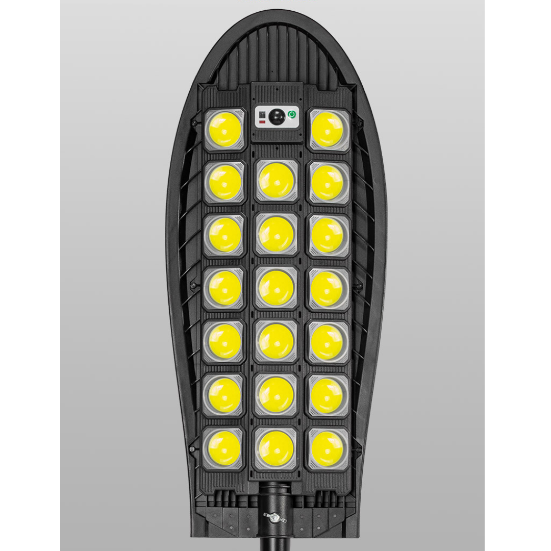 Lampa solară stradală 3300W Ovala - Picior metalic