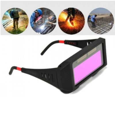 Pachet 2 X Ochelari de sudură cu ecran LCD și auto-întunecare cu cristale lichide