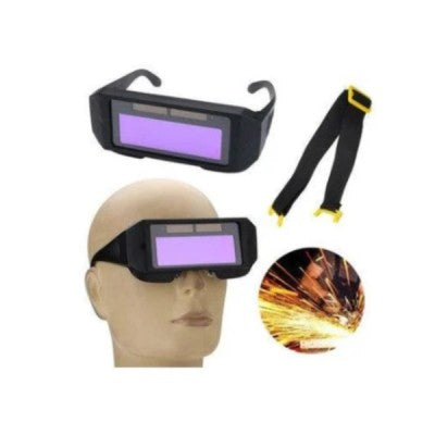 Pachet 2 X Ochelari de sudură cu ecran LCD și auto-întunecare cu cristale lichide