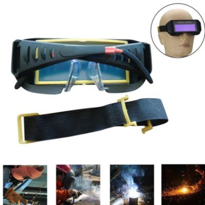 Pachet 2 X Ochelari de sudură cu ecran LCD și auto-întunecare cu cristale lichide
