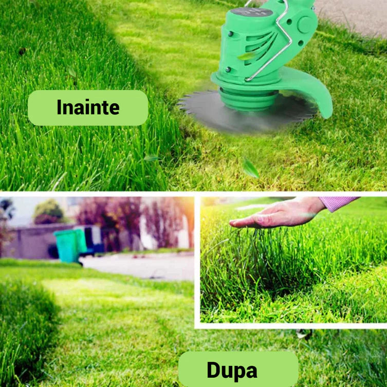 Motocoasa-electrica 48, 6000mah, 18000 rpm cu 2-acumulatori