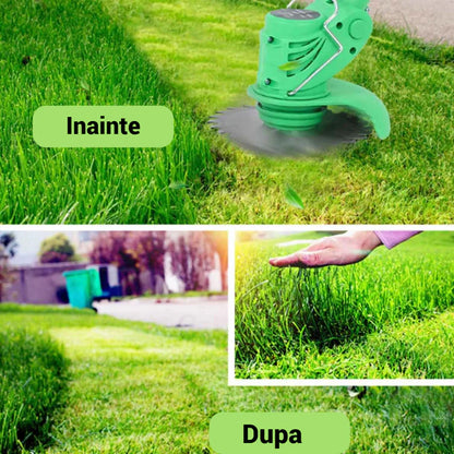 Motocoasa-electrica 48, 6000mah, 18000 rpm cu 2-acumulatori