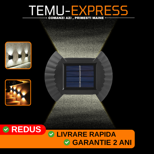 SET 8 LAMPI SOLARE IN FORMA DE SCOICA