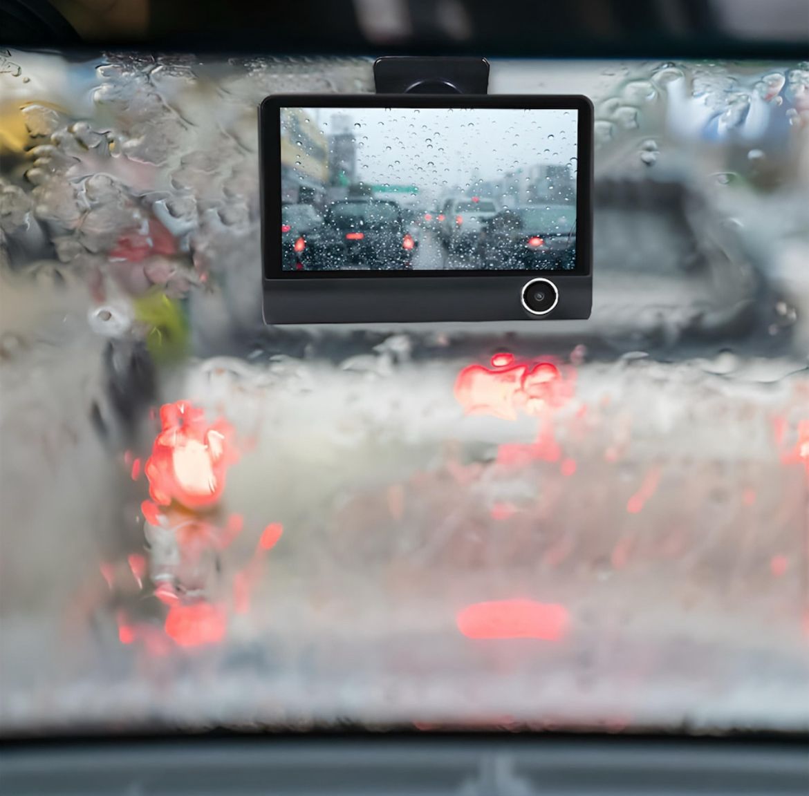 Cameră Video Auto Triplă Fata/Spate/Interior