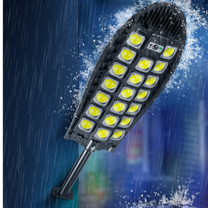 Lampa solară stradală 3300W Ovala - Picior metalic