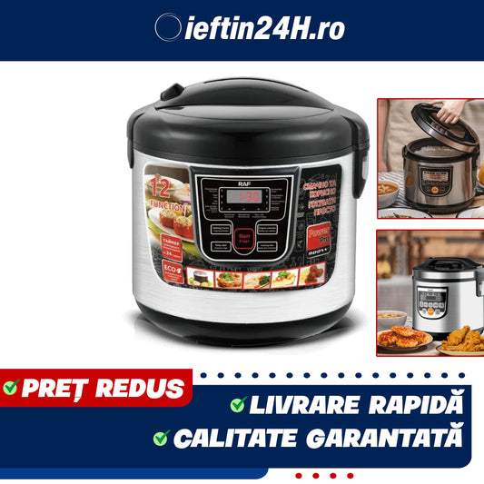 Oală Multifuncțională 6L, 900W, 12 Programe Predefinite, Control Digital